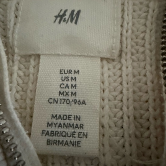 H&M Cream Ribbed Sweater - Picture 2 of 2